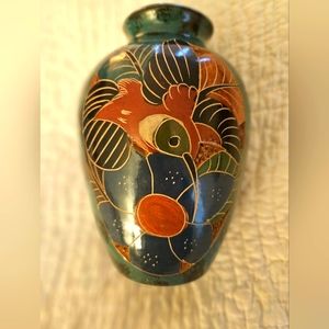 Central American carved art vase